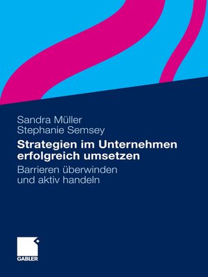 cover image of Strategien im Unternehmen erfolgreich umsetzen